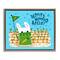 Stupell Industries Hippity Hoppity Hello Bunny Floater Framed Art